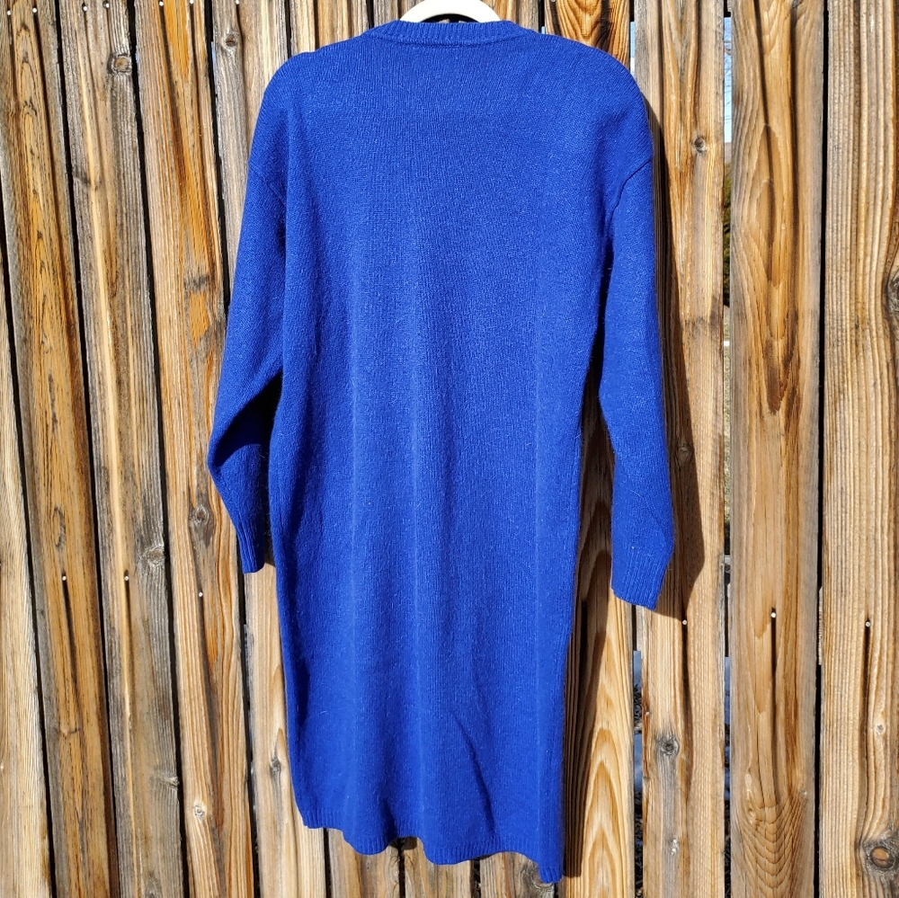 VTG wool sweater dress - Picture 3 of 7
